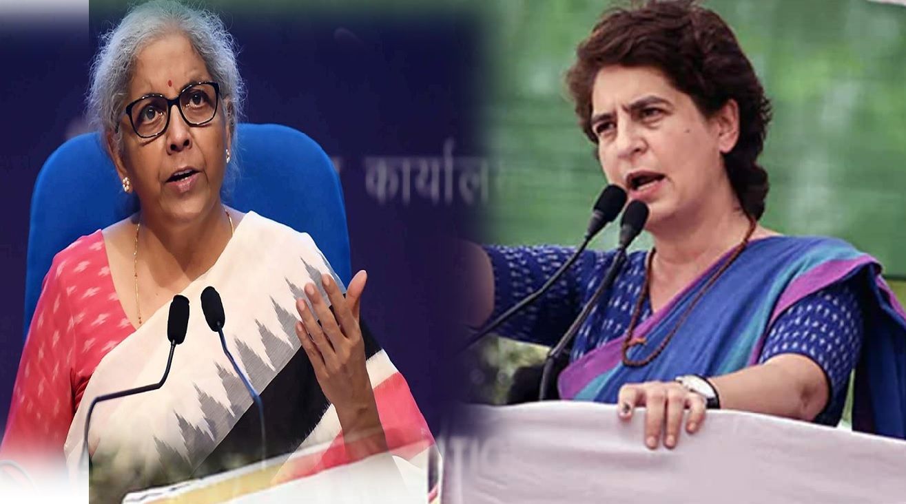 निर्मला सीतारमण ने किया पूरे उत्तर प्रदेश का अपमान, 'यूपी टाइप' टिप्पणी पर प्रियंका का वित्त मंत्री पर हमला