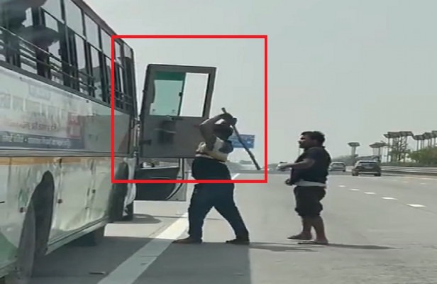 UP में नहीं थम रही गुंडागर्दी! यमुना एक्सप्रेसवे पर बस रोककर ड्राइवर पर ताबड़तोड़ बरसाईं लाठियां, आरोपी गिरफ्तार