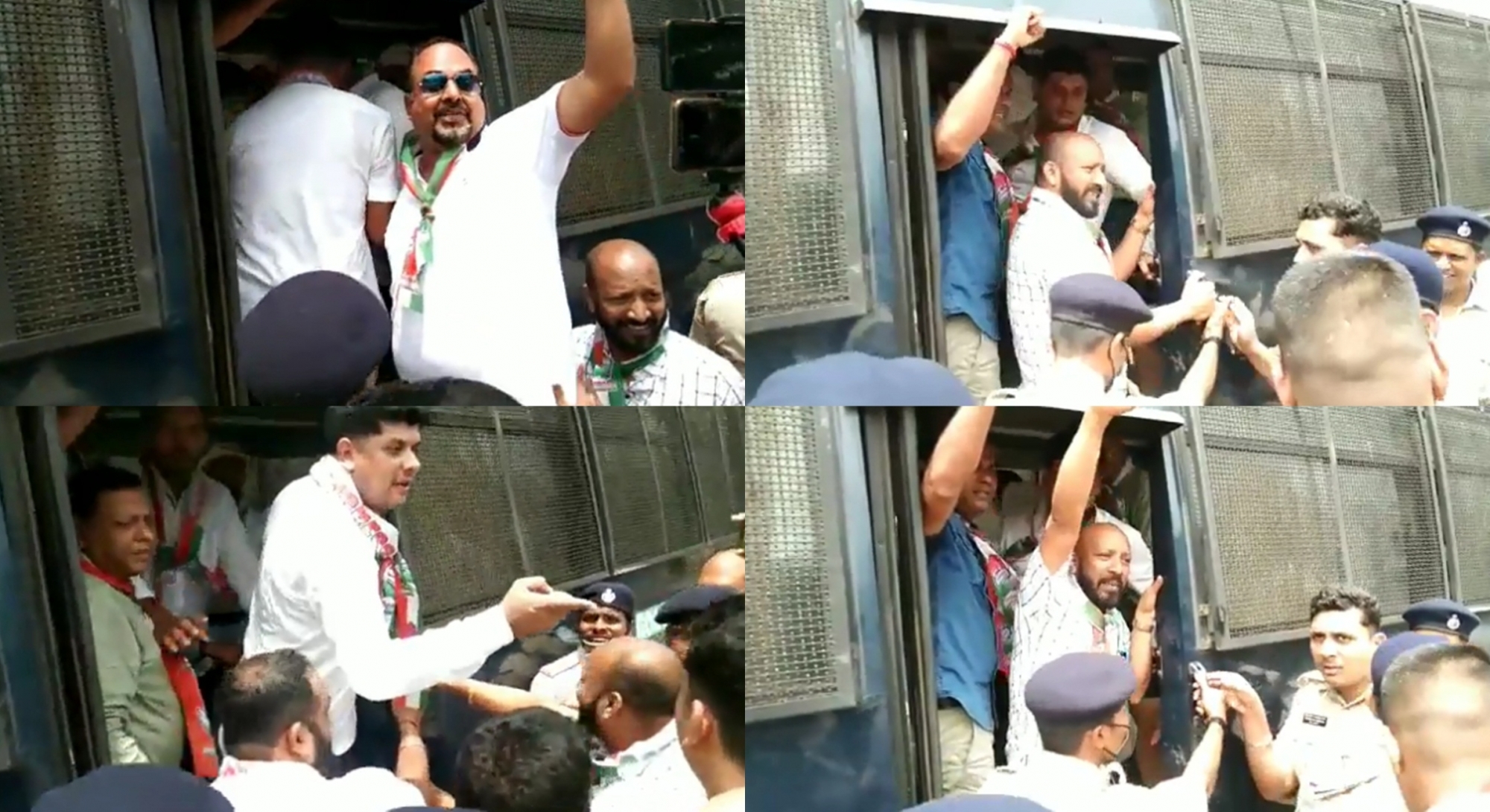 मोदी सरकार के खिलाफ गोवा कांग्रेस का जोरदार प्रदर्शन, हिरासत में लिए गए 25 से ज्यादा नेता