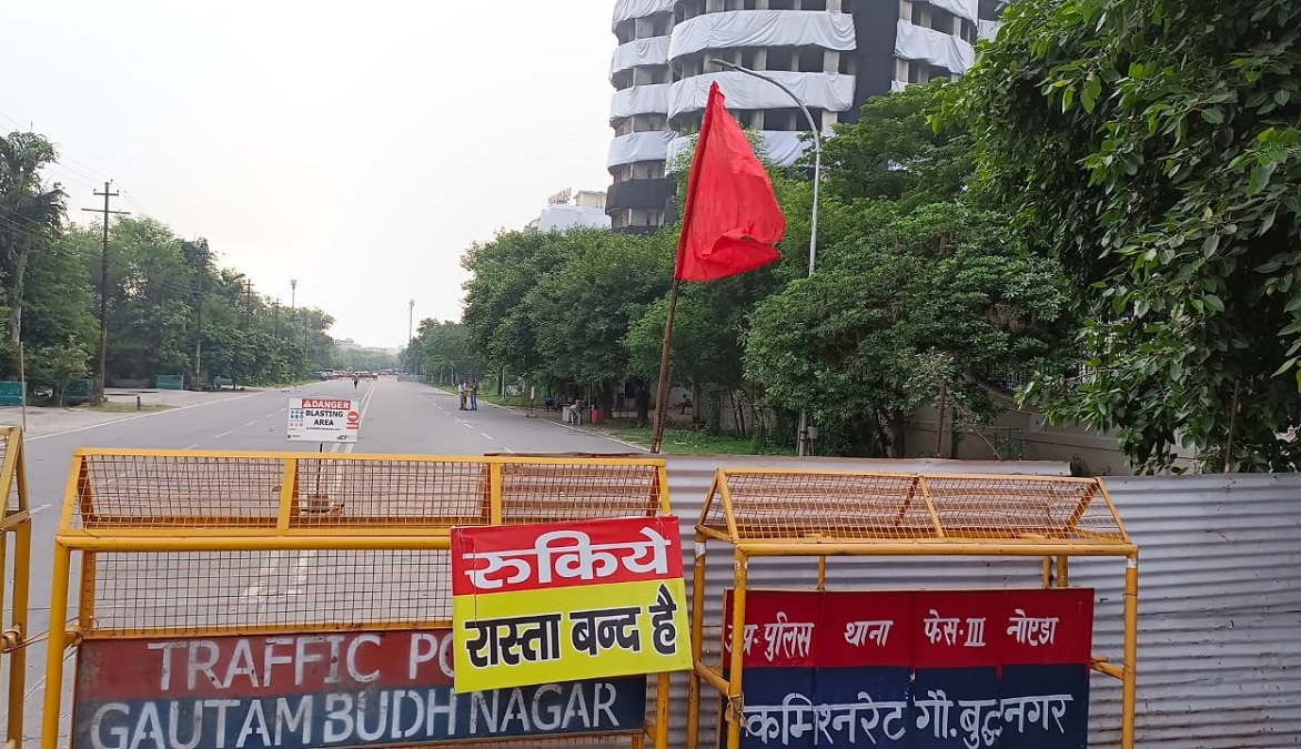 ट्विन टावर गिराने के रिहर्सल और ब्लास्ट के दिन 6 घंटे बंद रहेगा नोएडा एक्सप्रेसवे, आसपास की सड़कें भी रहेंगी ठप