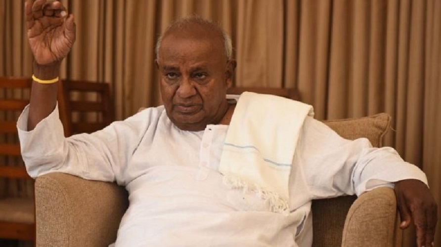 JDS को डूबता जहाज बताने वालों पर भड़के देवगौड़ा, बोले- जानता हूं कैसे जवाब देना है