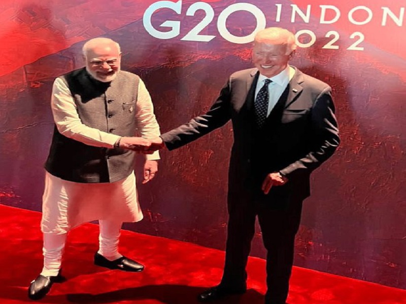 G20 शिखर सम्मेलनः बाली में मोदी और बाइडन ने की मुलाकात, आपसी संबंध और क्षेत्रीय विकास पर हुई चर्चा