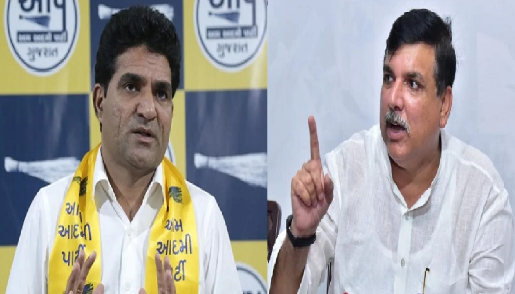 'गुजरात में BJP ने AAP उम्मीदवार को किया किडनैप, परिवार भी गायब’, संजय सिंह बोले- खुलेआम घोंटा जा रहा लोकतंत्र का गला