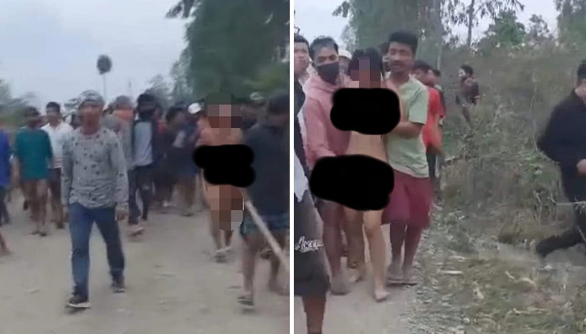 मणिपुर में मानवता पर कलंक लगाता वीडियो – कुकी महिलाओं को निर्वस्त्र कर कराई गई परेड