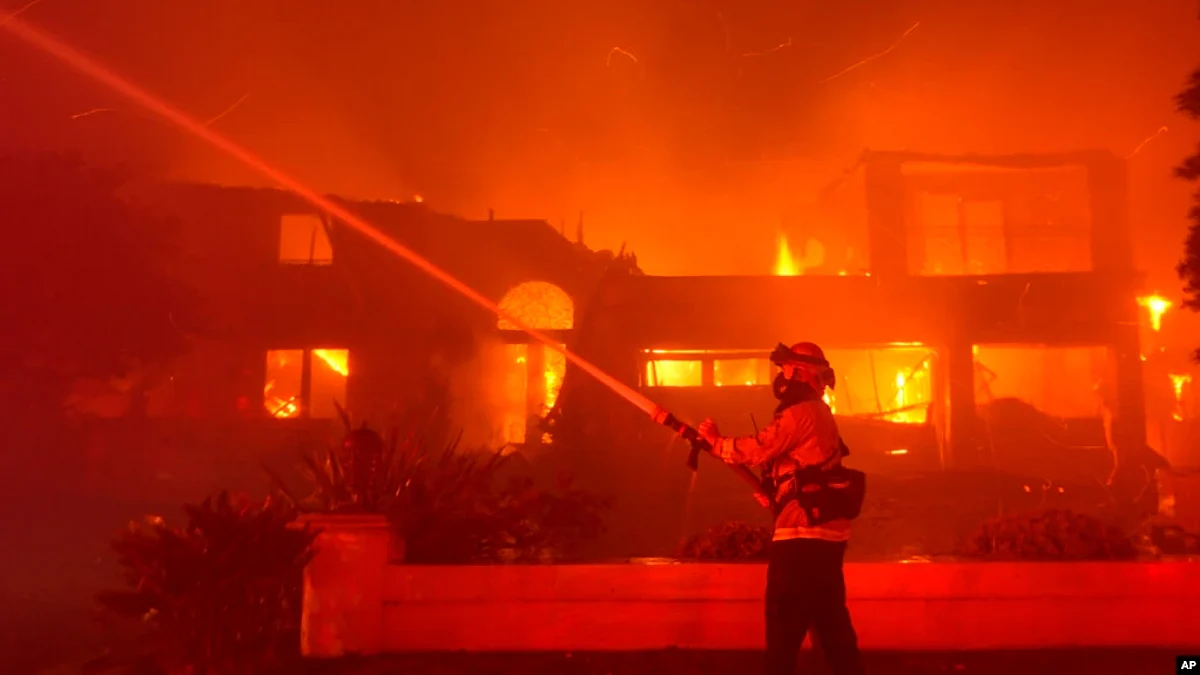 California driven Wildfire spreads across, destroys homes