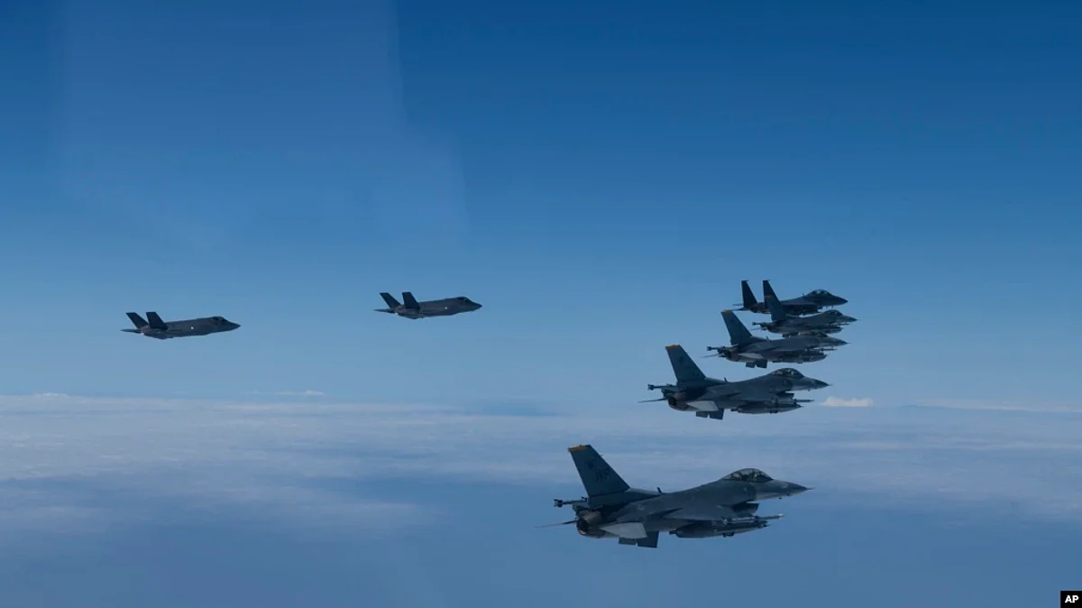 US, South Korea Hold Massive Air Drill Following North Korean Launches