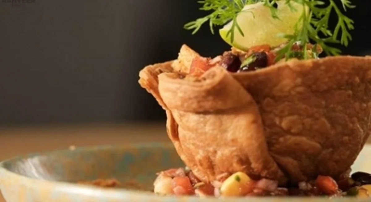 Lip-smacking Tokri Chaat in Mexican Style Recipe