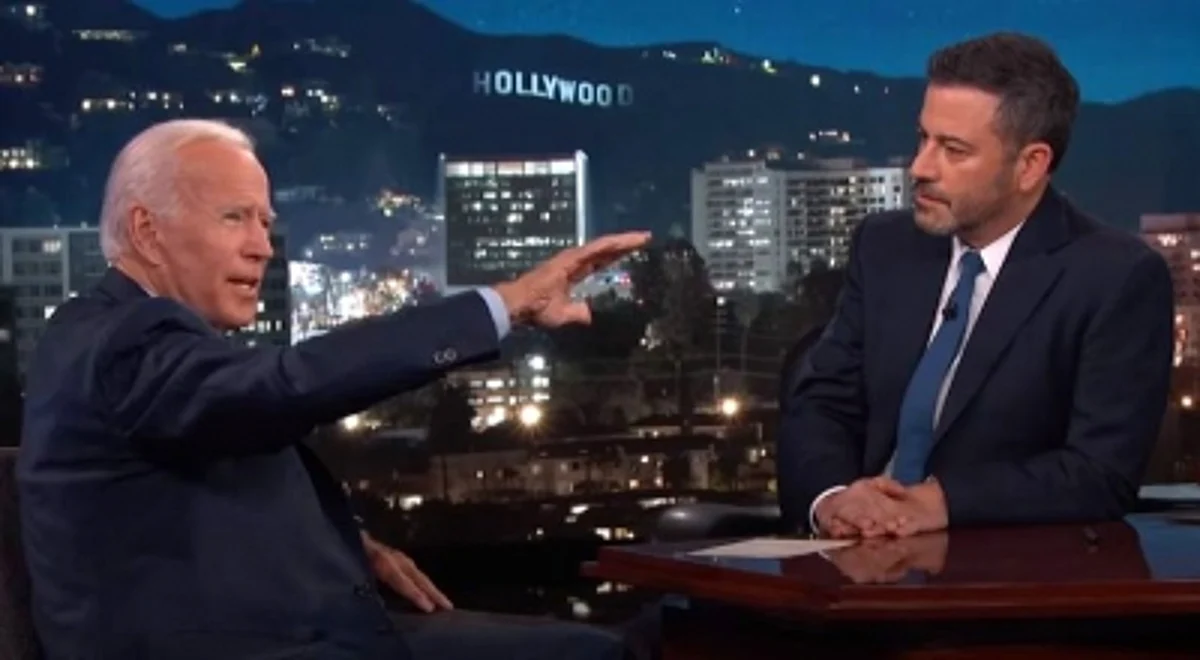 With Jimmy Kimmel, Biden will make his first live talk show appearance as President