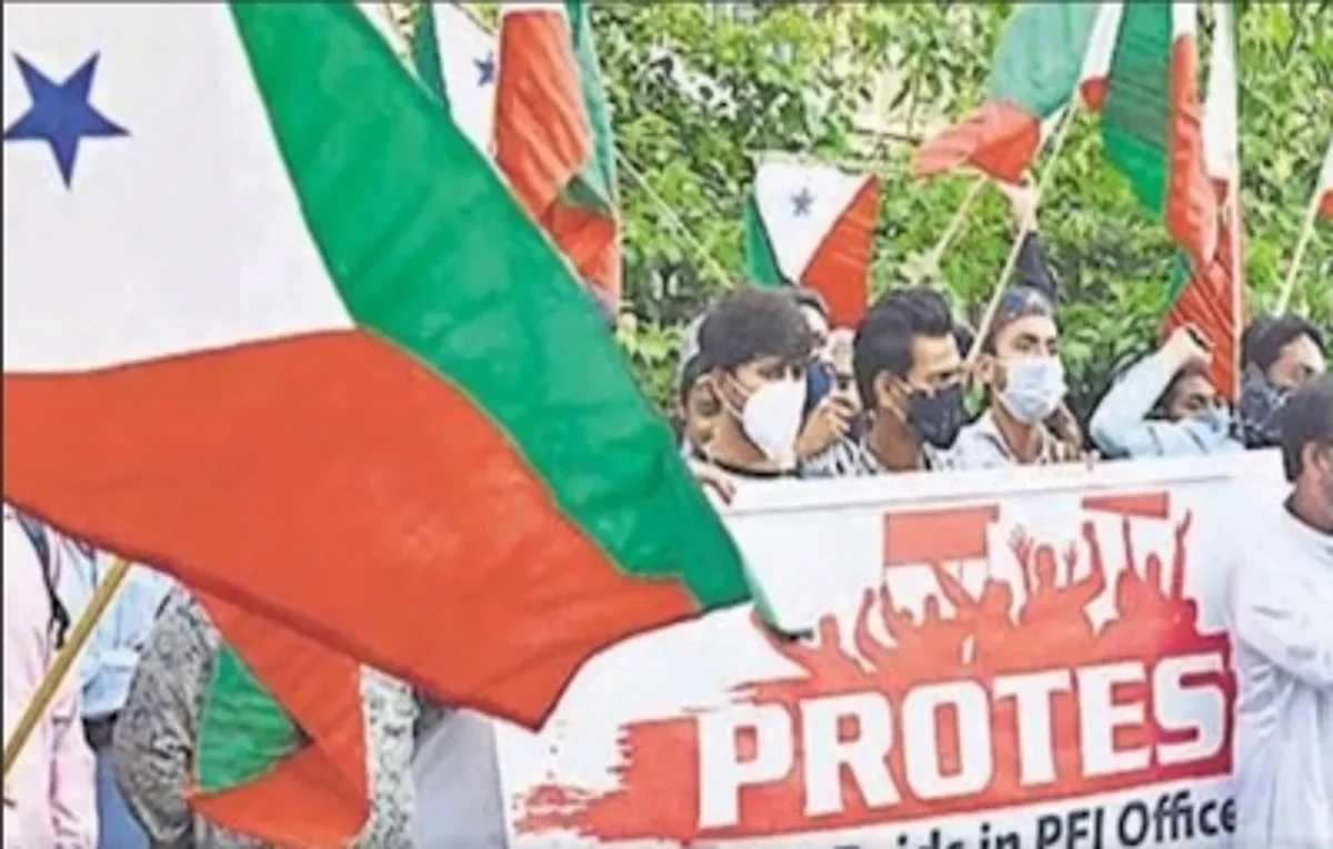 Popular Front of India has been accused of conducting anti-social activities.