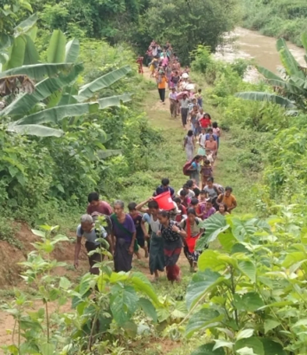 Refugees from Myanmar (IANS)