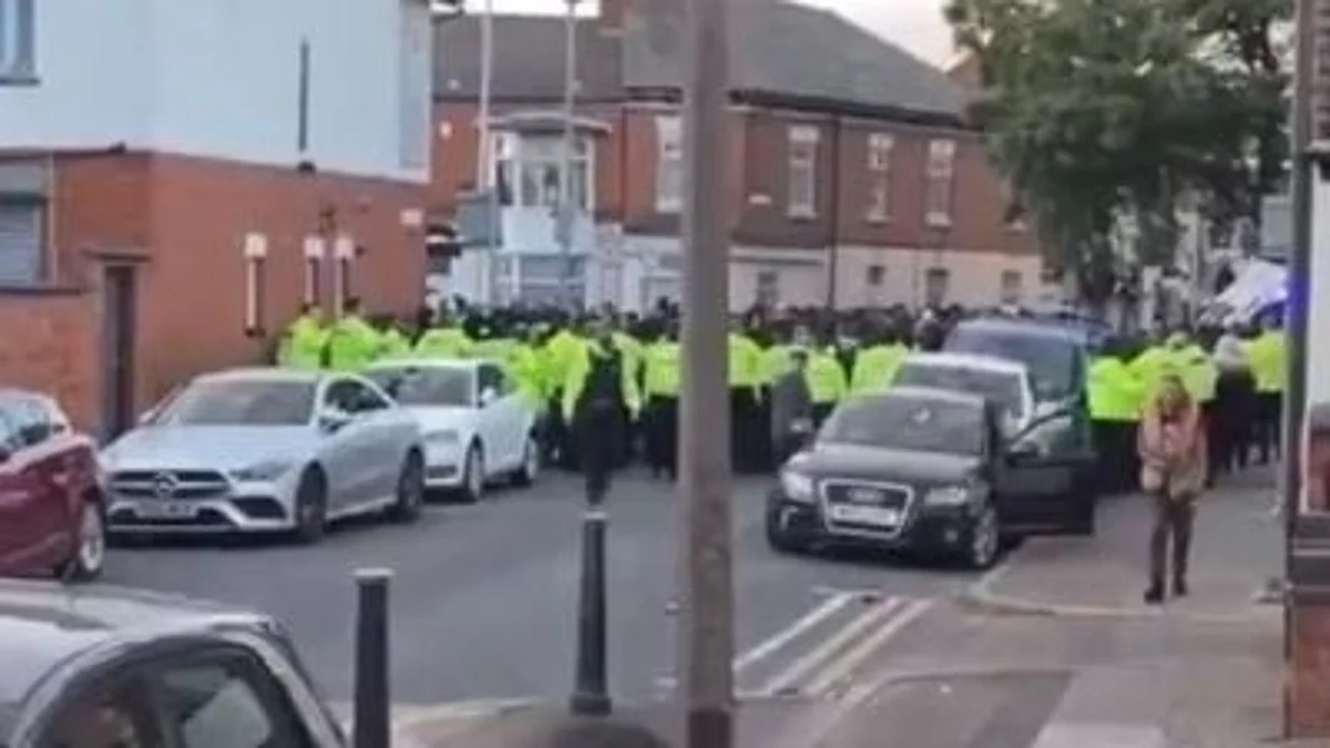 Hindu-Muslim violence erupted in Leicester after the India-Pakistan match.