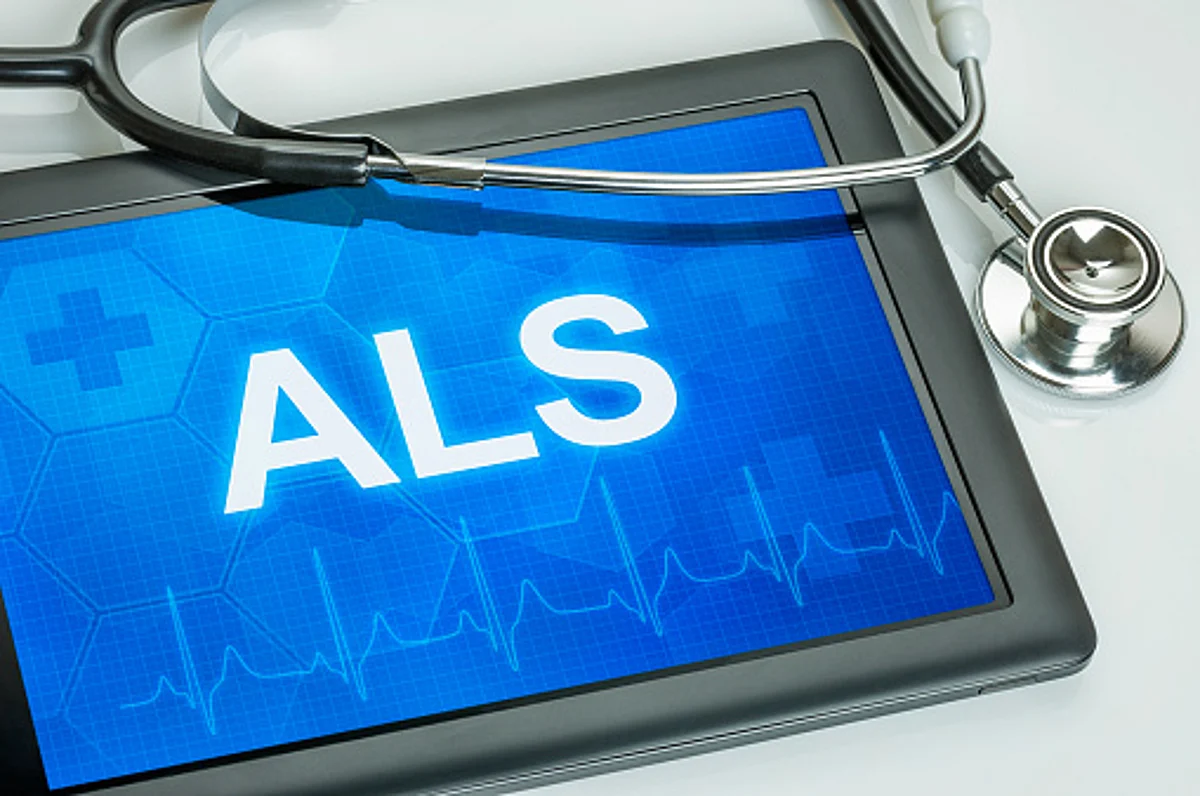 ALS is associated with the death of motor nerve cells, or neurons.