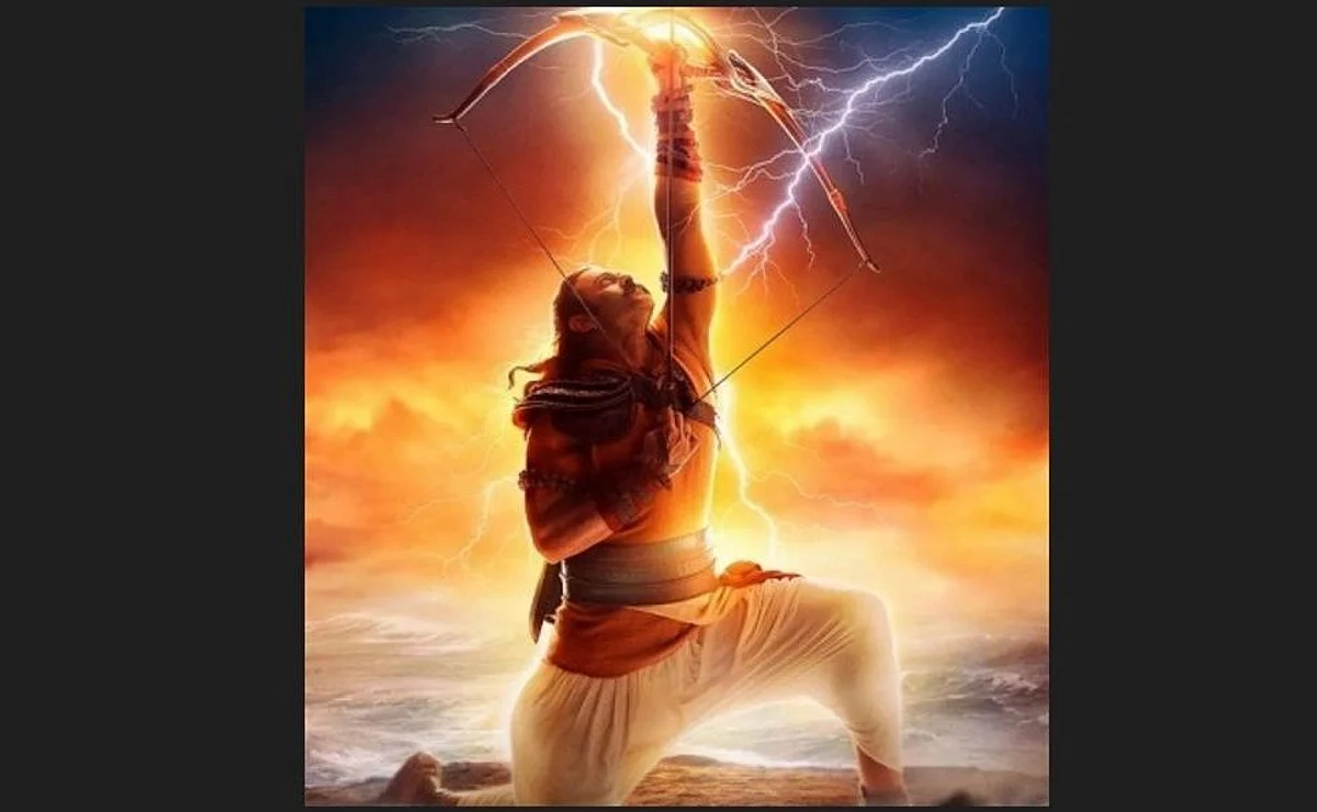 First look of Prabhas as Prabhu Sri Ramachandra from Om Raut's 'Adipurush'.
Adipurush's teaser was launched in Ayodhya at 7:11 pm on October 2, 2022.