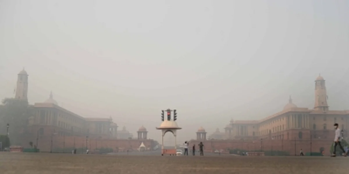 'Very poor' air in Delhi after Diwali.
