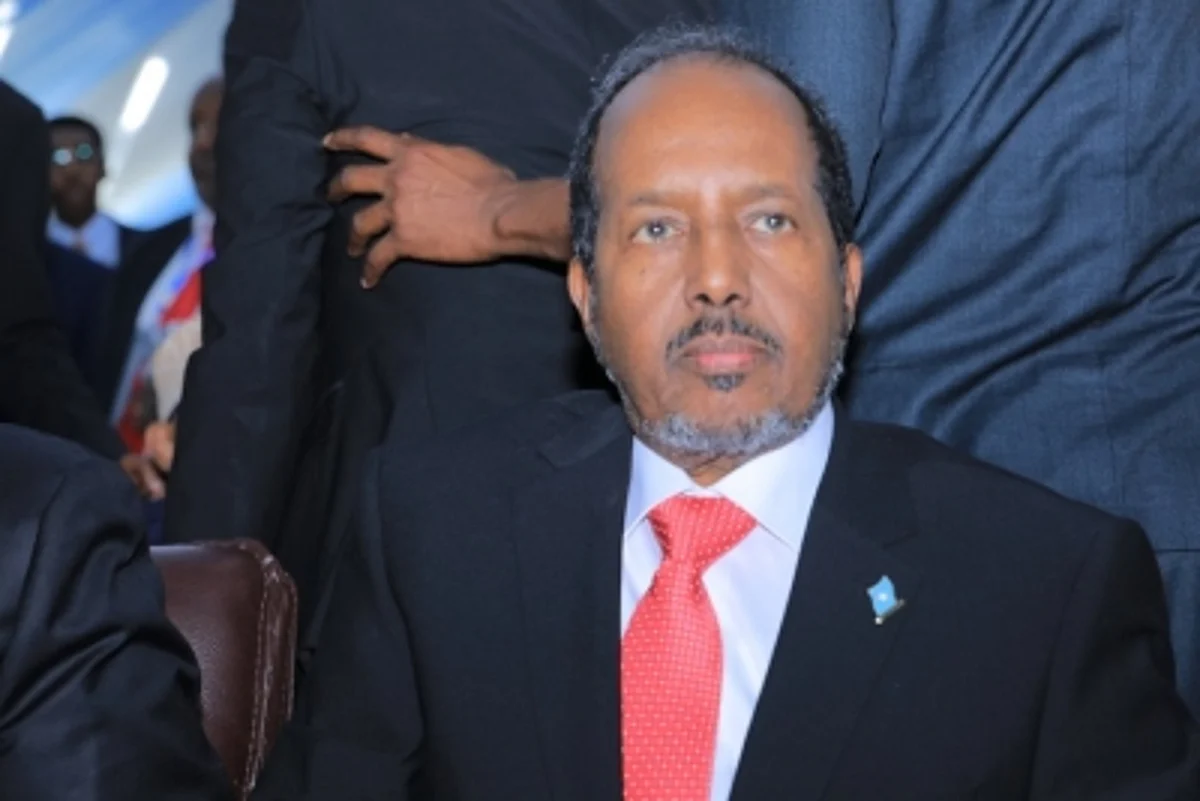 Somalia President Hassan Sheikh Mohamud.