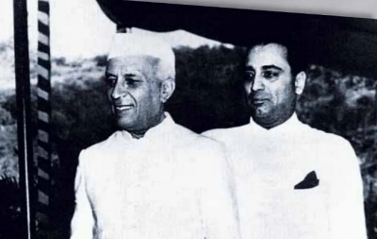 Nehru and Bhabha.