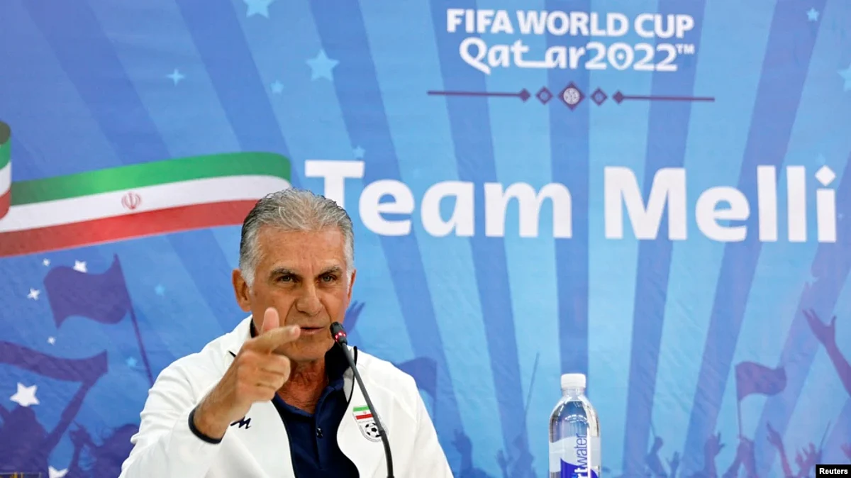 Carlos Queiroz, the coach of Iran’s national soccer team, said his players in the World Cup are free to voice their support for the protests as long as they adhere to FIFA’s rules.