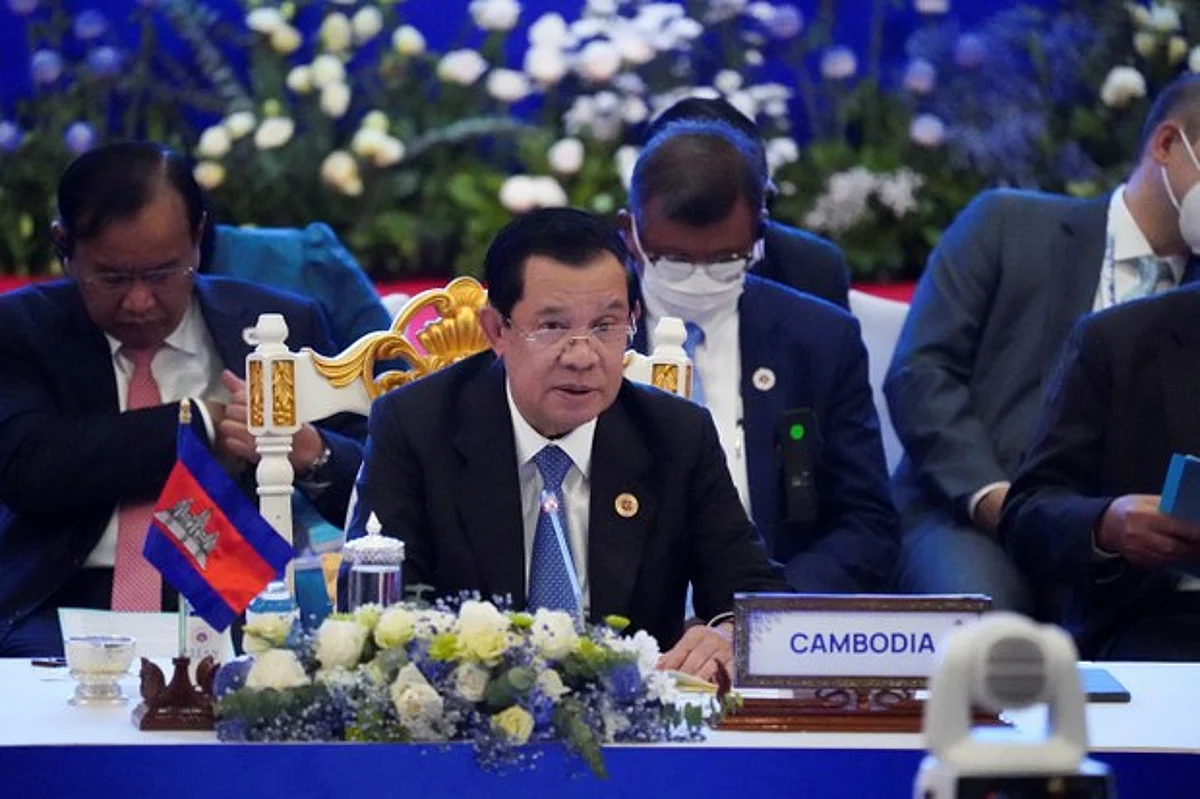 Cambodian Prime Minister Hun Sen attends the ASEAN summit held in Phnom Penh, Cambodia November 11, 2022.