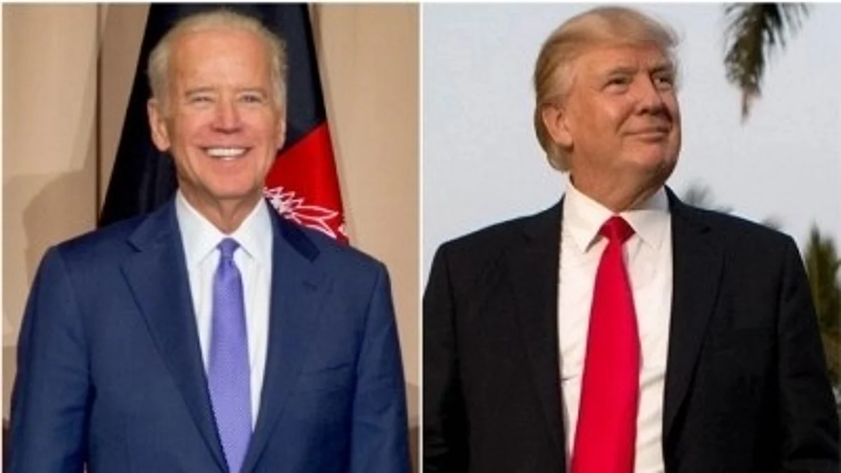 Joe Biden (Left) and Donald Trump (Right) - File Photo)