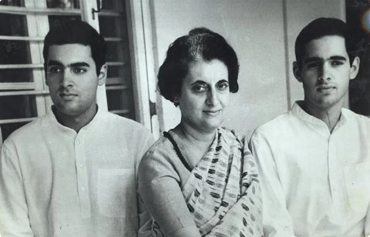 Rajiv, Indira and Sanjay Gandhi (File Photo)