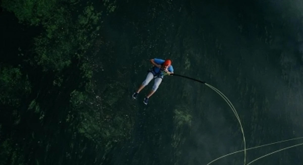 Jumping off the cantilever is not just facing the fear of heights but a lot of things in life.