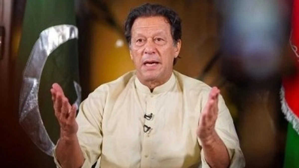 "Pakistan wasn't established for people seeking help from others," Imran Khan said while addressing the long march via a video link, Geo News reported. (File Photo)
