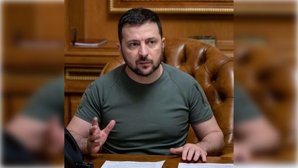 Zelensky, who urged the US to help Ukraine in the war, said "the US military aid to Ukraine was not charity, but an investment in security for the future," the BBC reported on Thursday. (File Photo- IANS)