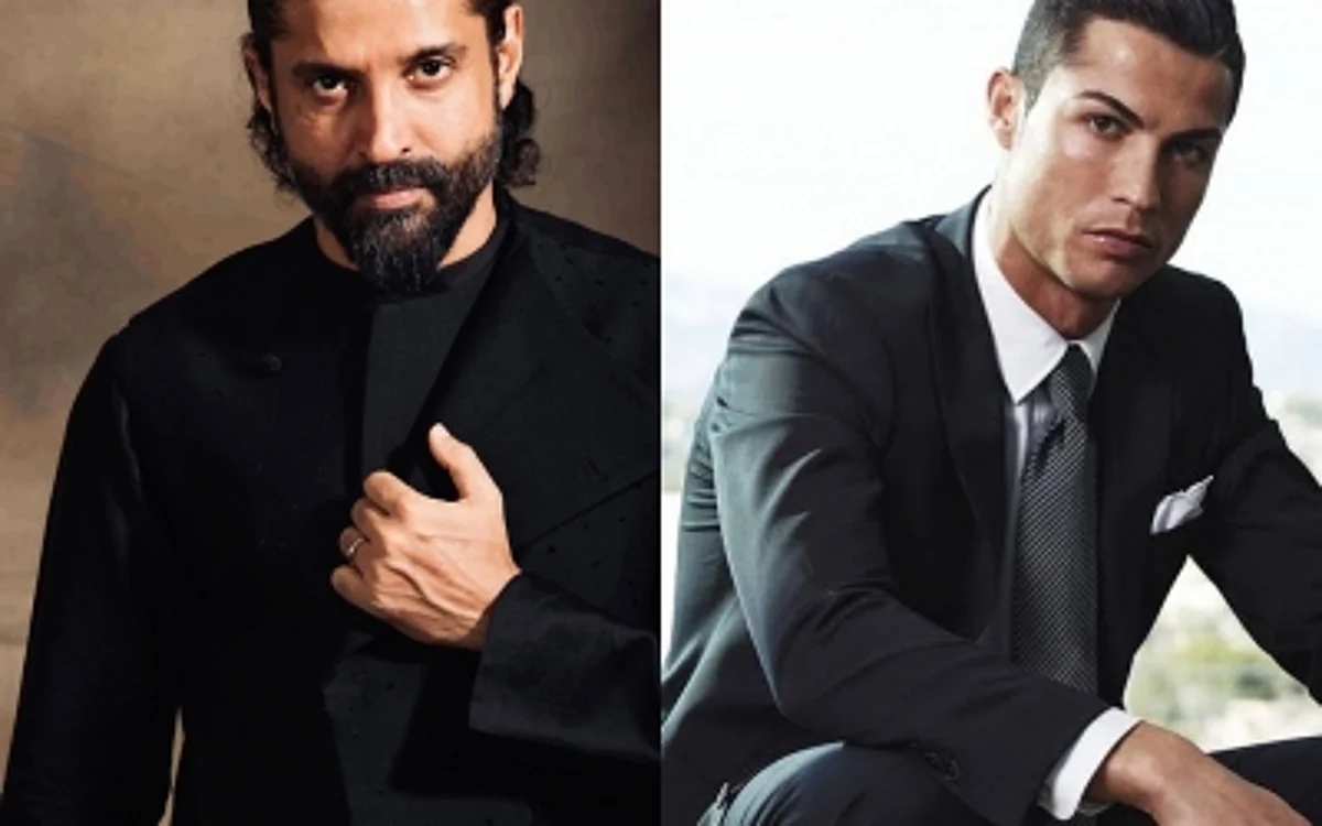 File Photo- Farhan Akhtar (Left) and Cristiano Ronaldo (Right)- (IANS)