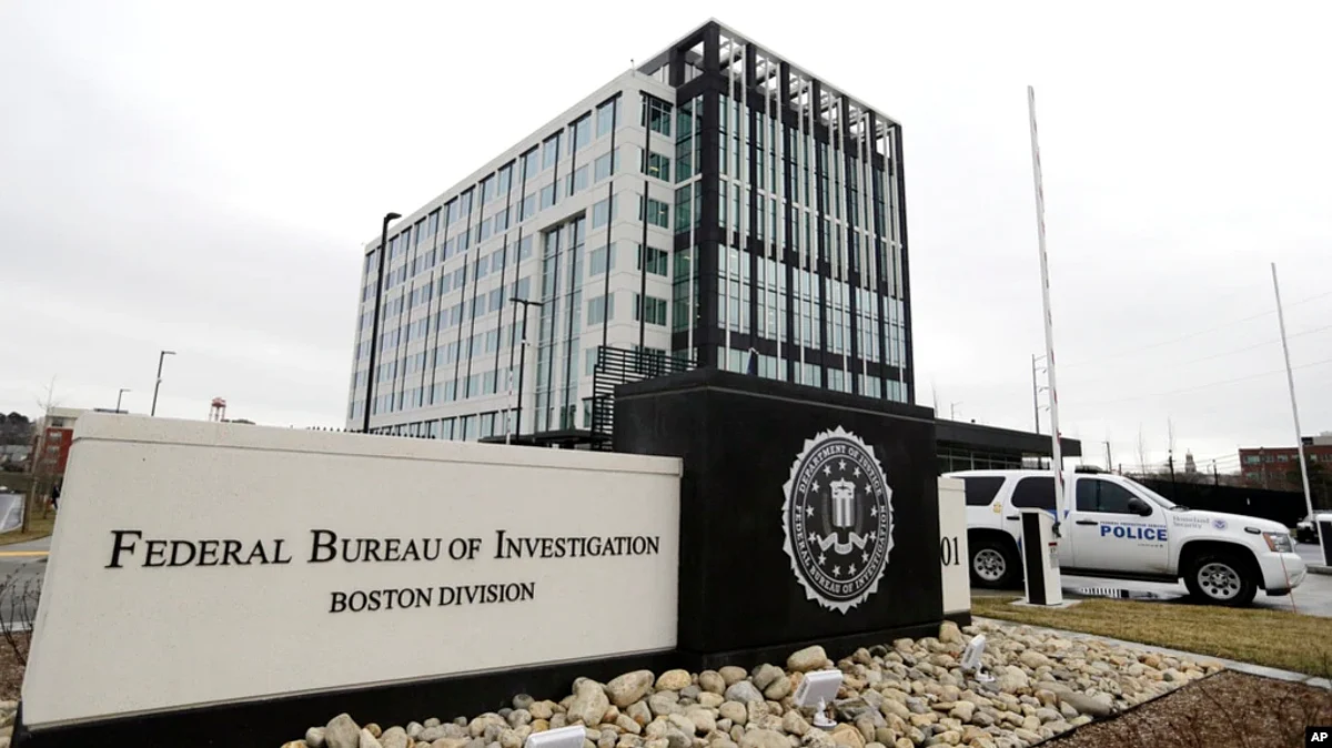 FILE - The offices of the FBI's Boston Division are pictured in Chelsea, Mass, March 7, 2017. (AP)
