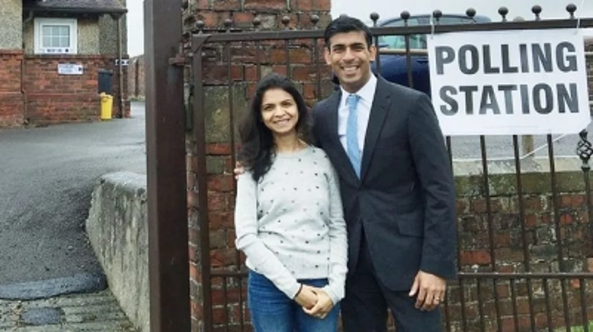 Akshata Murthy and Rishi Sunak (File Photo- IANS)