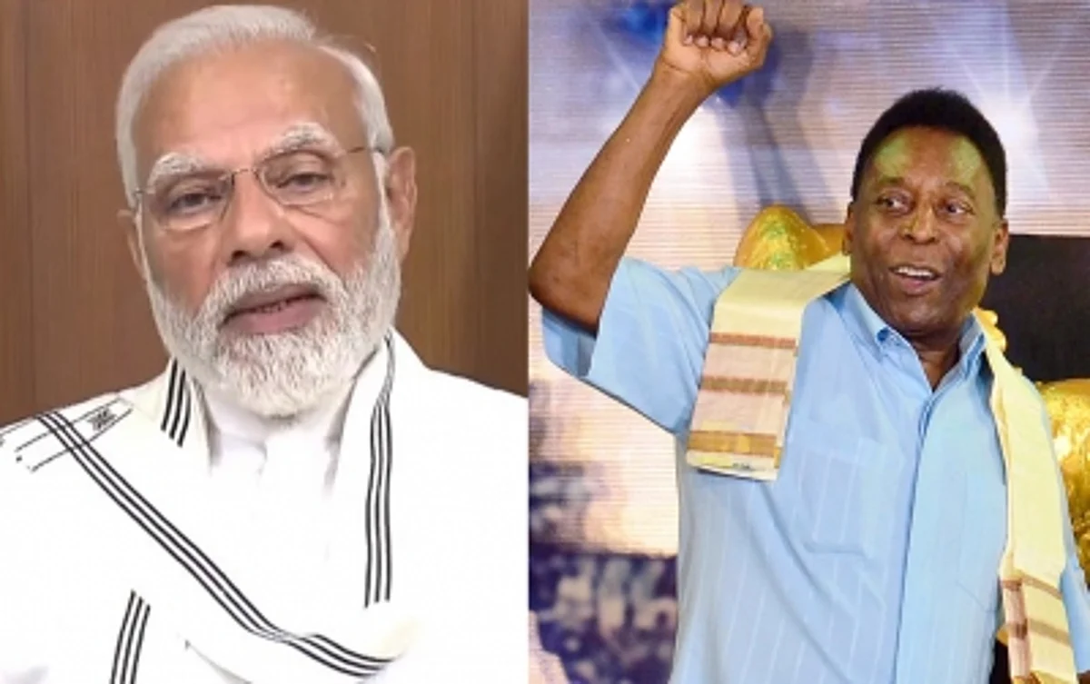 Prime minister Narendra Modi on Friday condoled the demise of football legend and three-time World Cup winner Pele. (IANS)