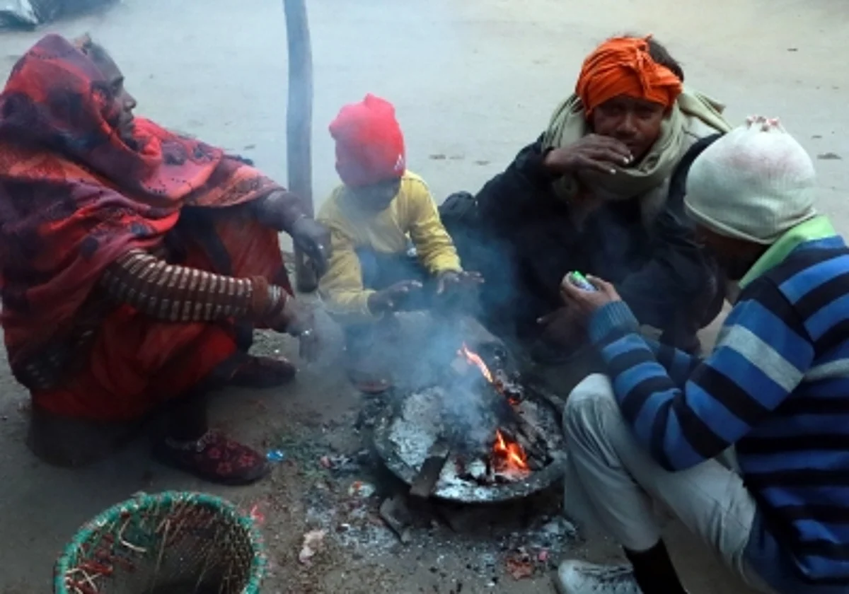 UP cold wave shock. (IANS)