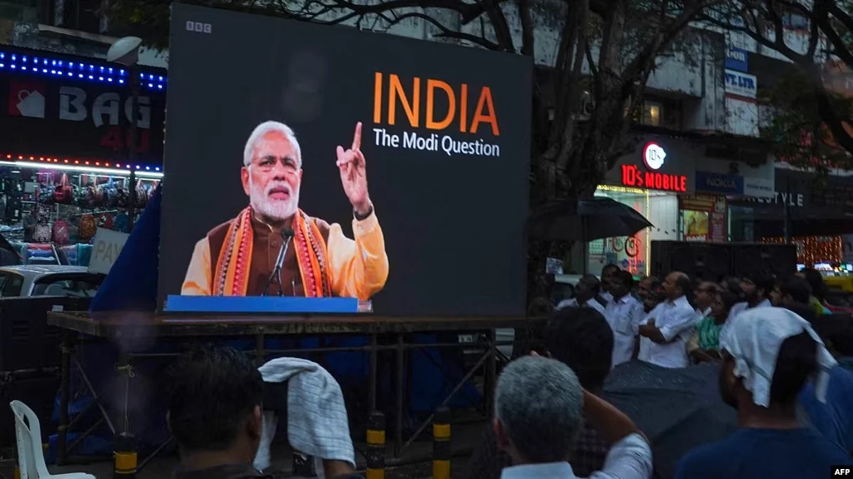 Days after India blocked a BBC documentary that examines Prime Minister Narendra Modi's role during 2002 anti-Muslim riots and banned people from sharing it online. (AFP)