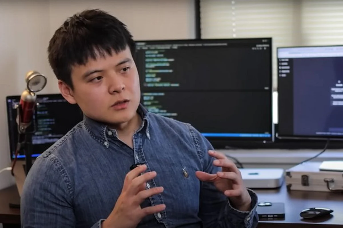 Citizen journalist Kcriss Li is interviewed by Radio Free Asia in New York after having dropped out of public view for more than two years. (RFA)