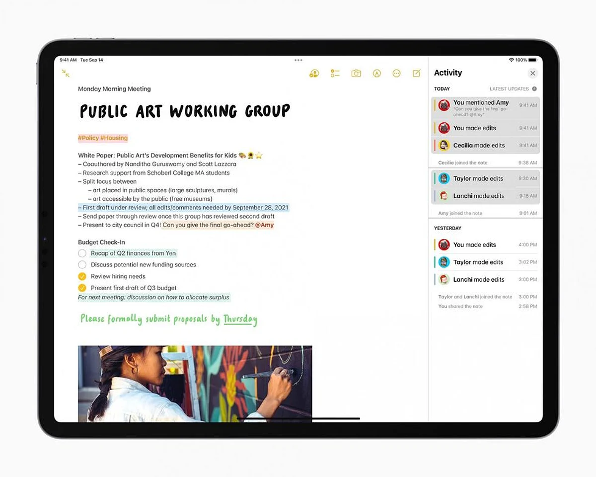 With iPadOS 15, multitasking is easier to use and even more powerful. | Unsplash