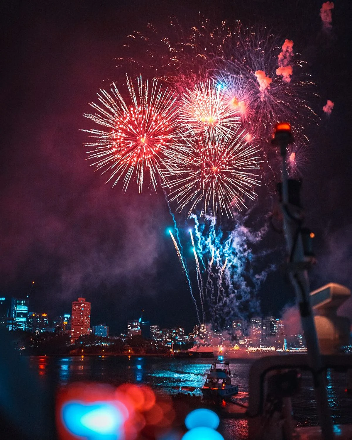 Breathtaking views of the city on a New Year's dining cruise.