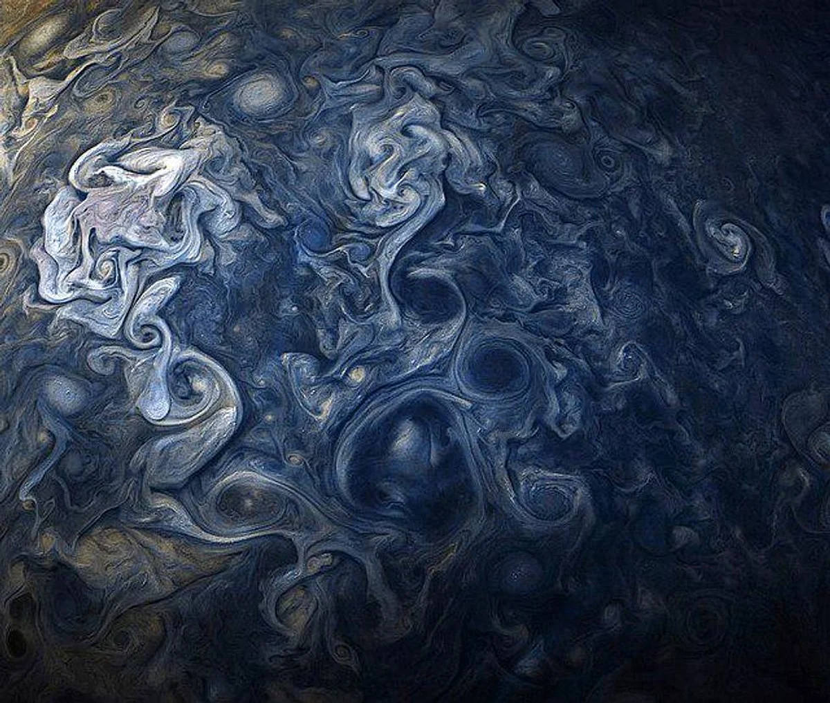 Intricate Clouds of Jupiter.