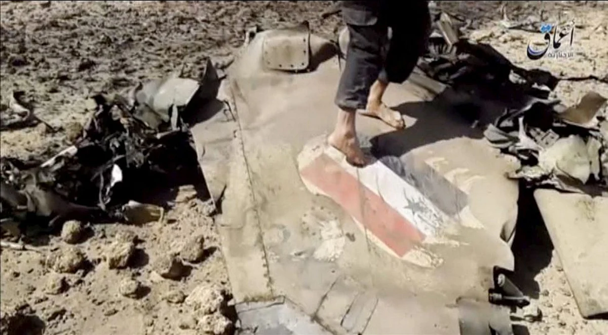 Terror Strikes Again: IS downs Syrian Warplane, Crucifies Pilot