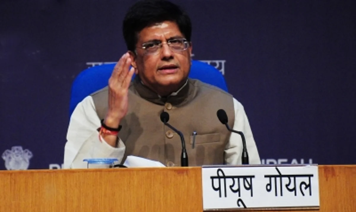 पीयूष गोयल और जीसीसी के महासचिव नायेफ फलाह एम. अल-हजरफ द्वारा संयुक्त प्रेस कॉन्फ्रेंस में इसकी घोषणा