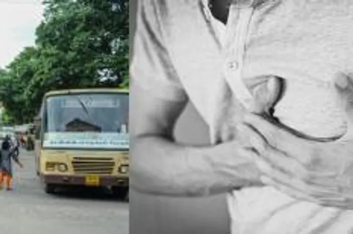 तमिलनाडु में एक बस चालाक ने दिल का दौरा पड़ने से पहले बचाई 30 लोगों की जान
