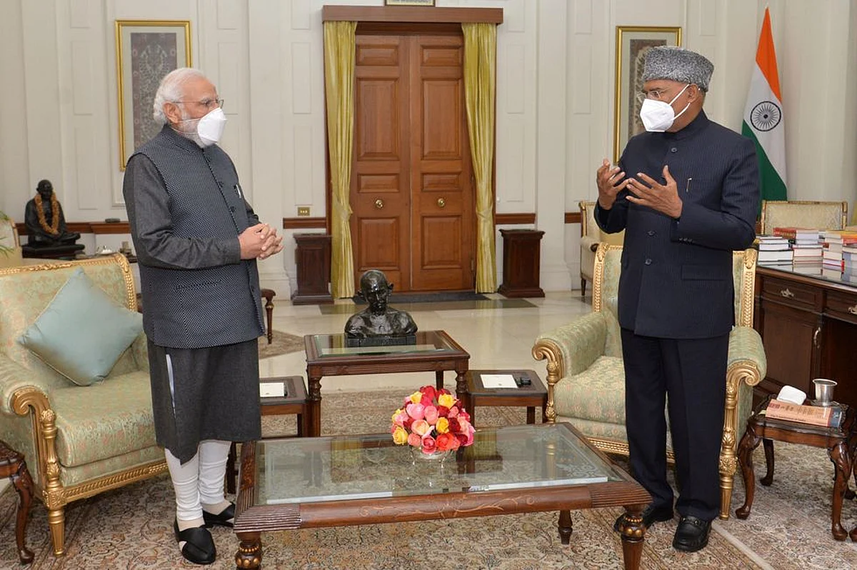 PM मोदी से मिले राष्ट्रपति कोविंद