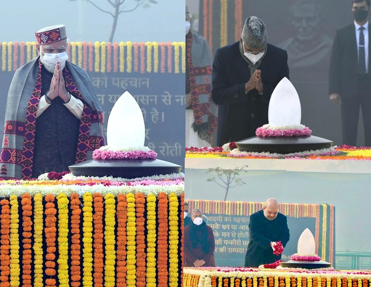 पीएम मोदी ने अटल बिहारी वाजपेयी को दी श्रद्धांजलि