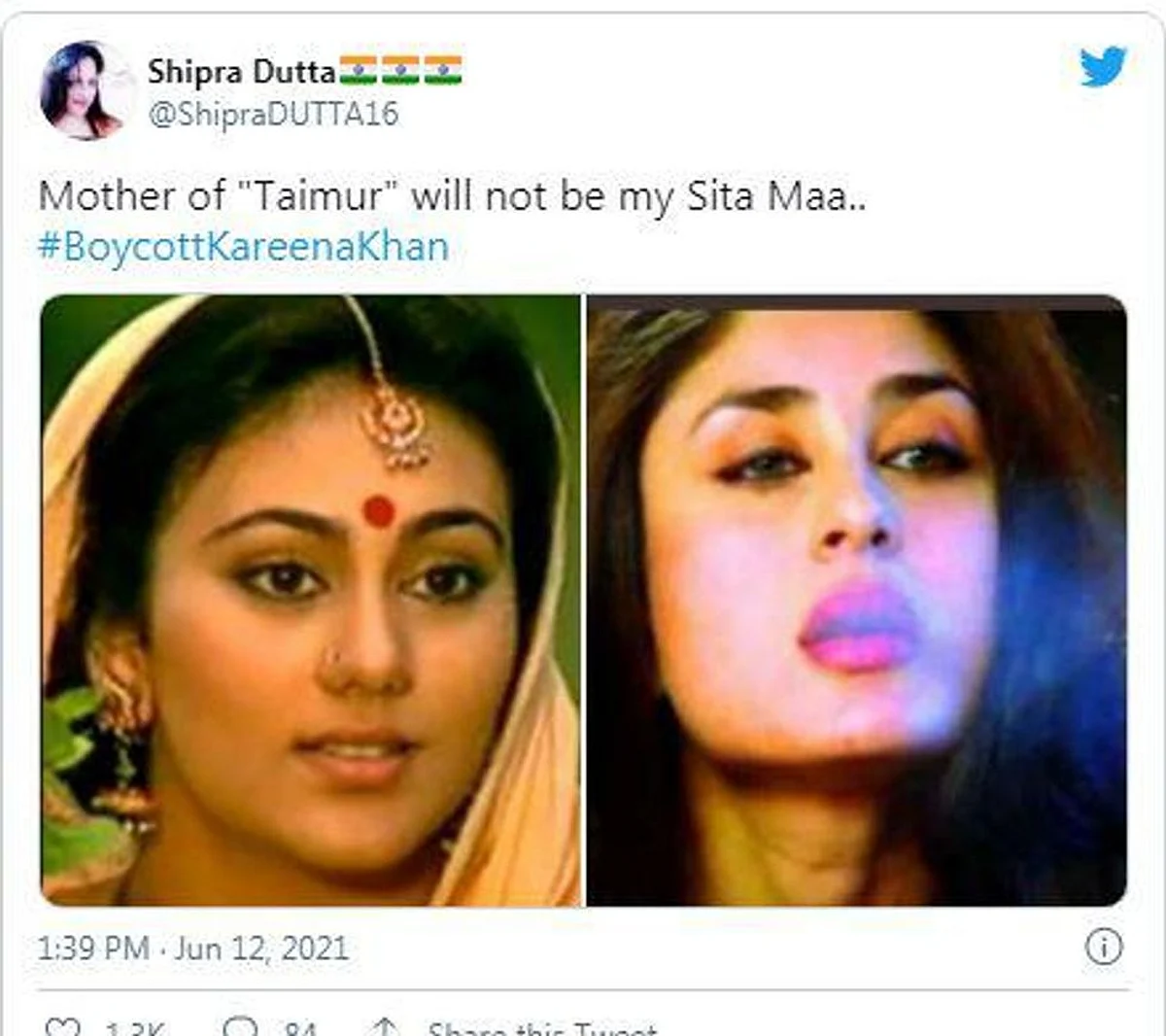 करीना कपूर की कास्टिंग को लेकर शुरू हुआ विवाद थमने का नाम नहीं ले रहा है(twitter)