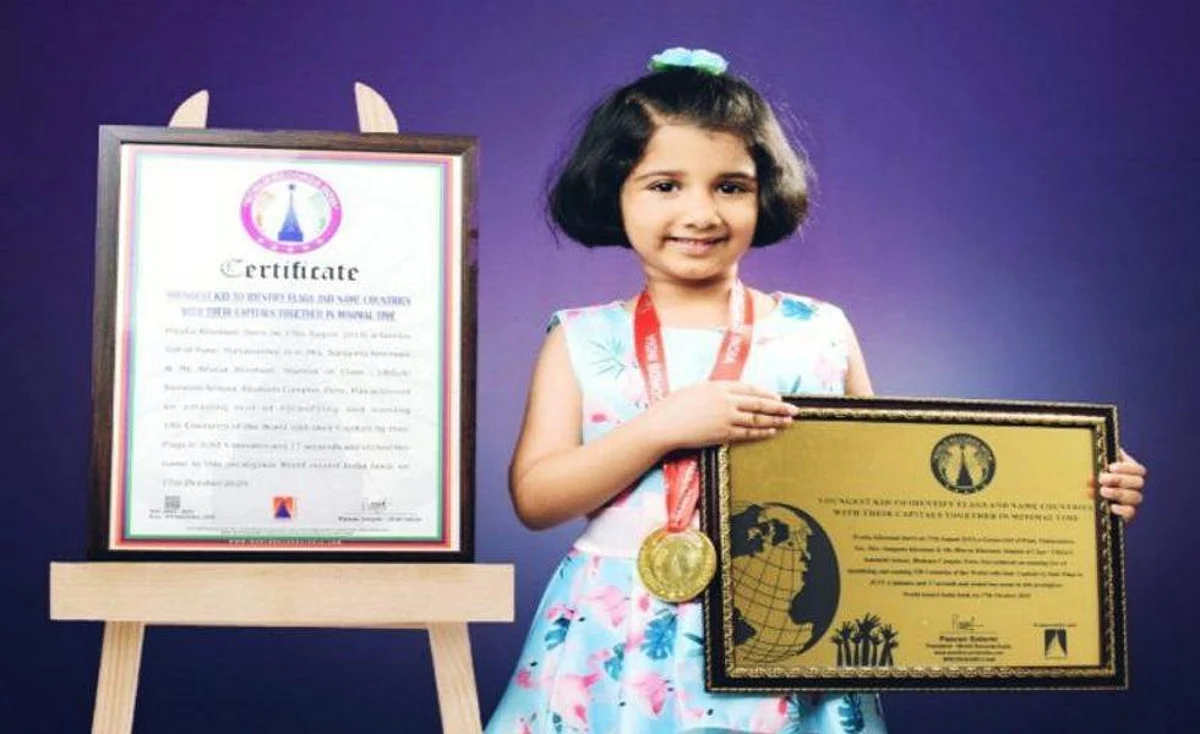 5 साल की बच्ची ने 4.17 मिनट में किया कुछ ऐसा कि रच दिया विश्व रिकॉर्ड