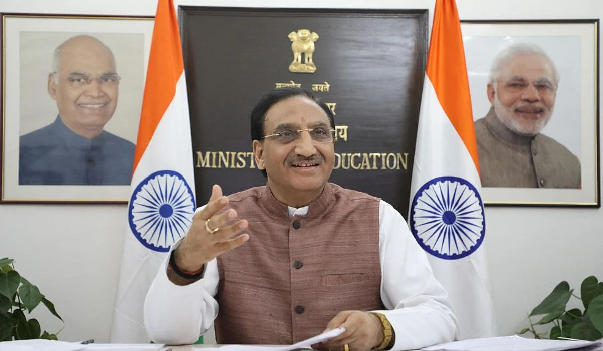 केंद्रीय शिक्षा मंत्री रमेश पोखरियाल निशंक। (फाइल फोटो, PIB)