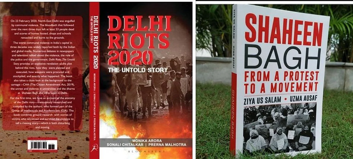 Cover of book, Delhi Riots 2020 and Shaheen Bagh