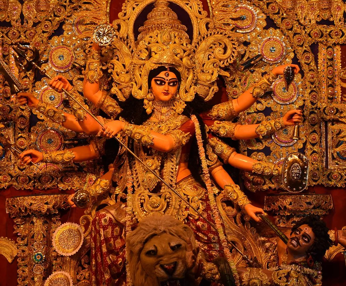 उत्तर प्रदेश के प्रतापगढ़ के गोंडे गांव में स्थित अष्टभुजा देवी मंदिर। (सांकेतिक चित्र, Unsplash)