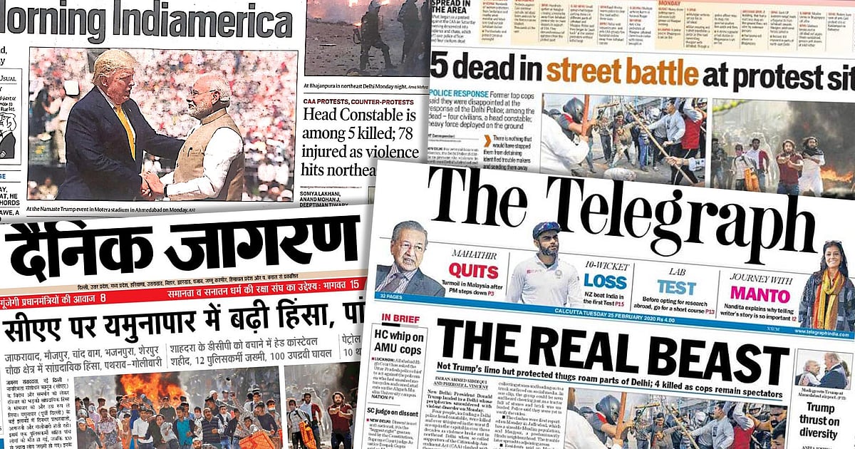From Rioters To Five Questions For The Delhi Police How Did Newspapers Cover The Violence In Delhi From Rioters To Five Questions For The Delhi Police How Did Newspapers Cover The Violence In Delhi