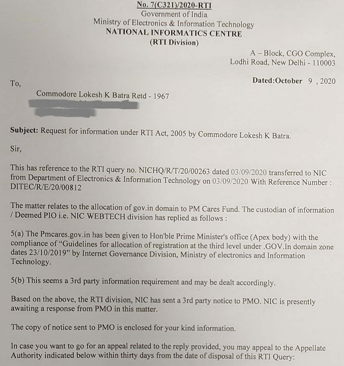 Modi S Office Says Pm Cares Fund Isn T Covered By Rti Act His It Ministry Seems To Disagree Rti can be both a great experience and chaotic for all parties involved. office says pm cares fund isn t covered