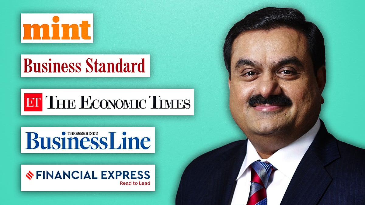 We tracked India's top business papers over 5 days. Modi-Adani controversy barely figured - Vimarsana News